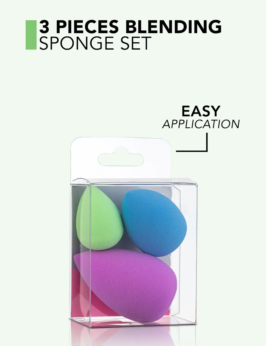 Flormar 3 Pieces Blending Sponge Set