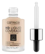 base hd liquid coverage 010 light beige 30ml catrice