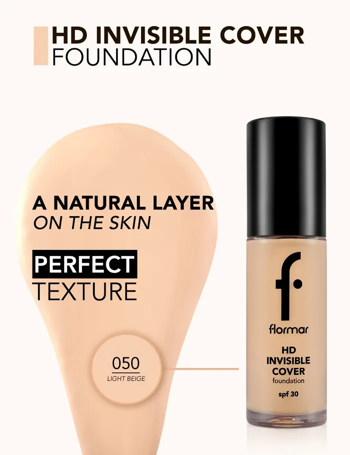 Flormar Invisible Cvr Hd Foundation