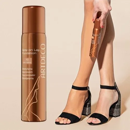Spray on leg foundation spray 30 medium